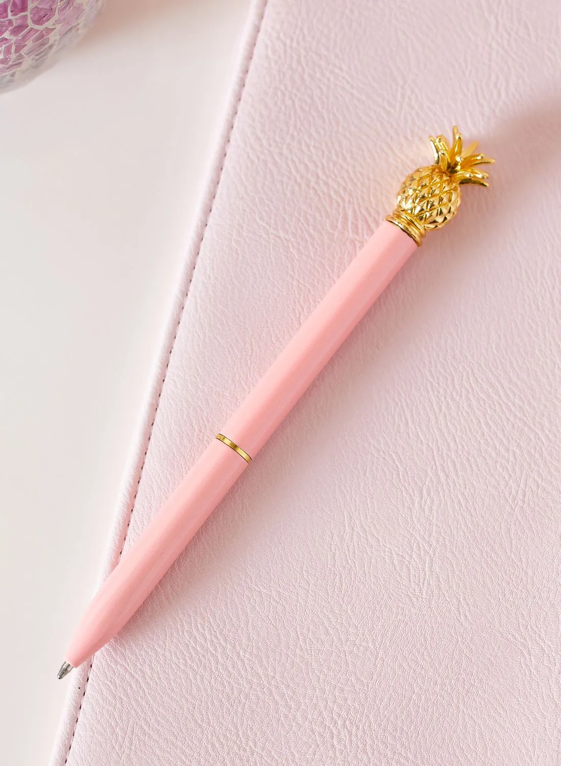 Pink Cactus Pineapple Pink Ballpoint Pen