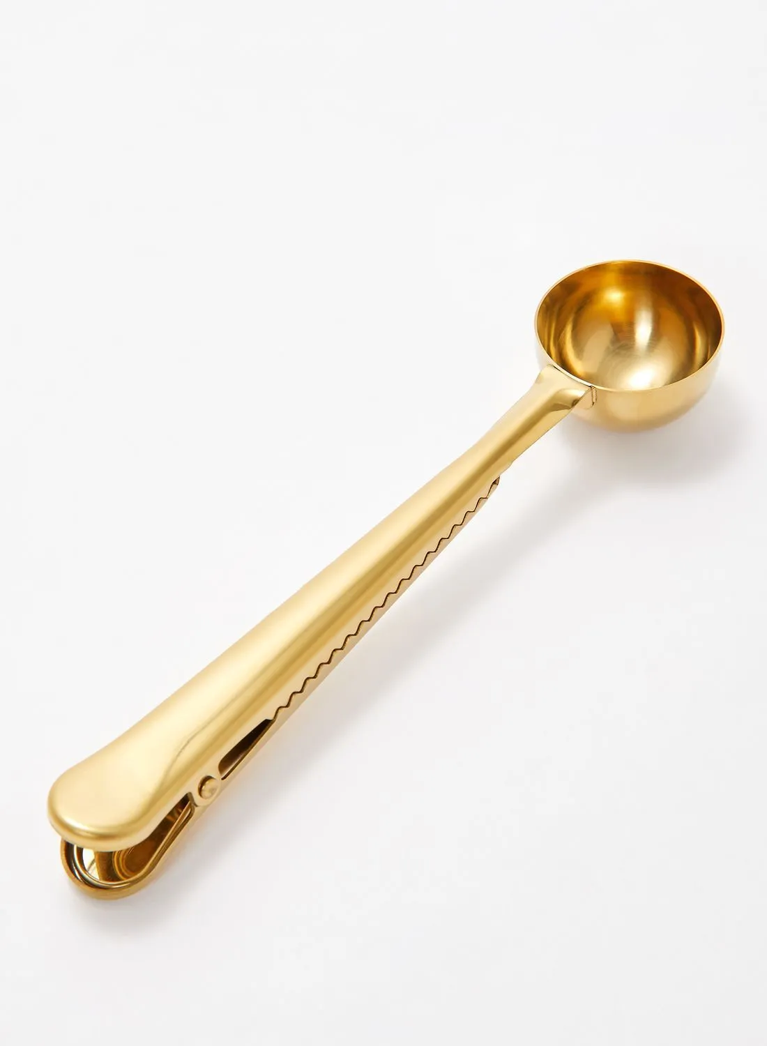 AURORA Gold Coffee Spoon with Sealing Clip