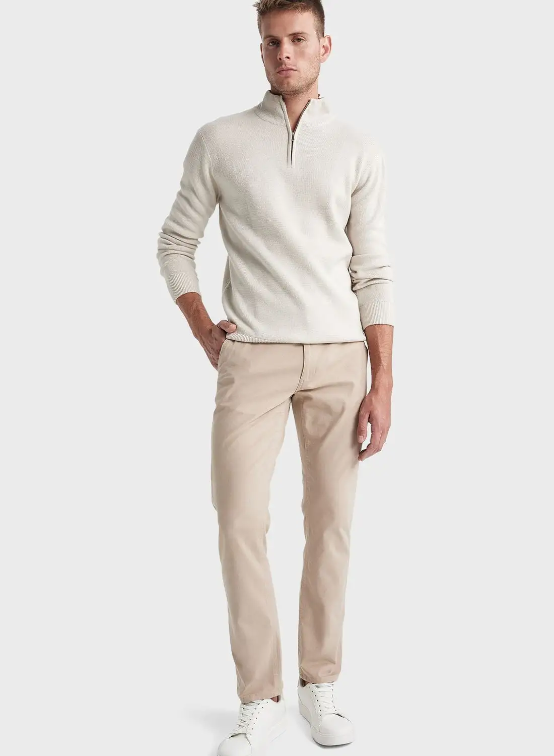 DeFacto Essential Straight Fit Chinos