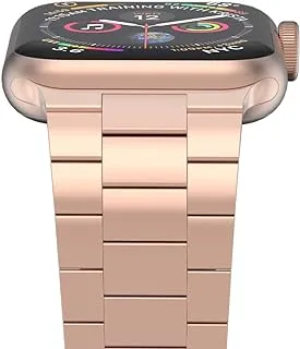 iiteeology متوافق مع سوار ساعة Apple، نسخة مطورة من حزام الفولاذ المقاوم للصدأ الصلب وحزام iWatch لسلسلة ساعات Apple 6/5/4/3/2/1/SE