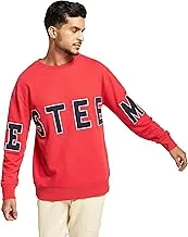 SP-Iconic mens Applique Detail Crew Neck Long Sleeves Sweatshirt (pack of 1)