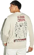 SP Characters Men Printed Sweatshirt With Crew Neck And Long Sleeves
