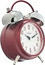 Seiko Desk Clock, Analog, Red - QHK051RL