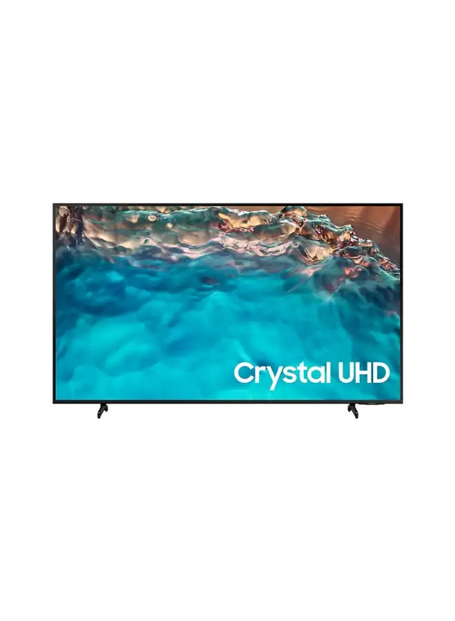 Samsung 85 Inch TV Crystal UHD 4K Black HDR 10+ Dynamic Crystal Color Object Tracking Sound Lite Smart Hub with 2 Speakers LCD LED  (2022 Model) UA85BU8000UXSA Black