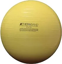 THERABAND Standard Exercise Ball, 45 cm Diameter, Yellow