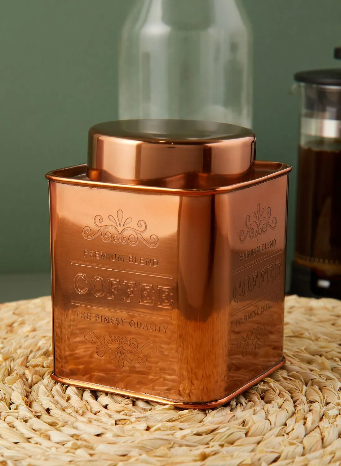 Premier Copper Finish Coffee Canister