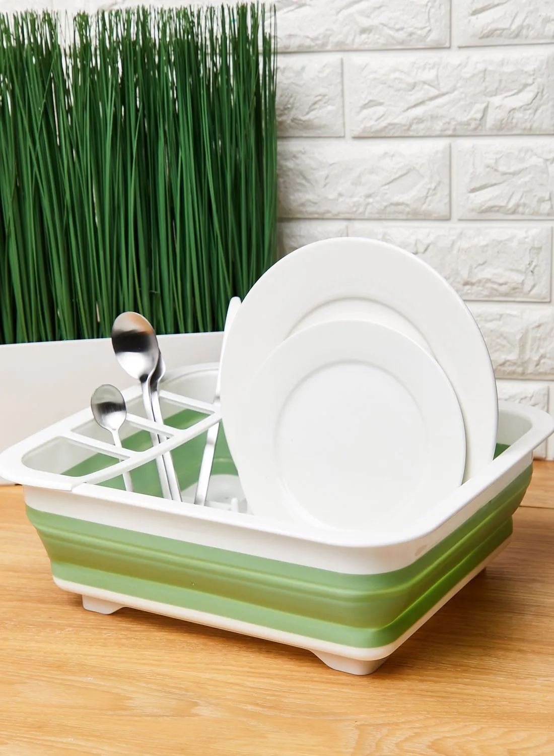 Premier Green Collapsible Dish Rack