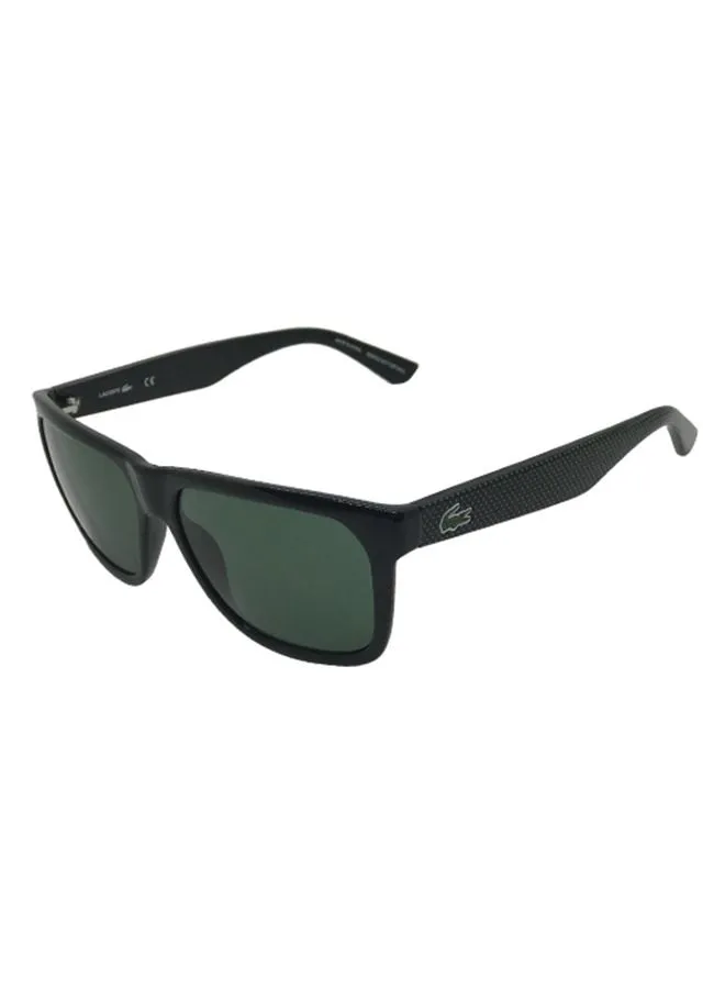 LACOSTE Unisex Rectangular Shape Sunglasses - 24570-005-5615 - Lens Size: 56 mm