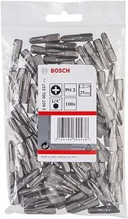 Bosch Screwdriver Socket Bits, PH 3, 25mm