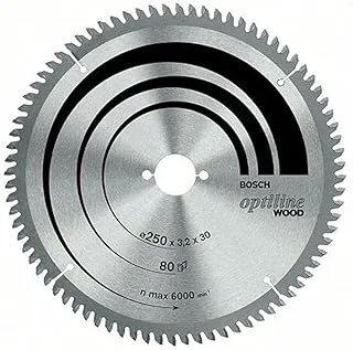 Bosch Circular Saw Disc Optiline Wood 254x30/25x2,5 mm, 100-2608640910