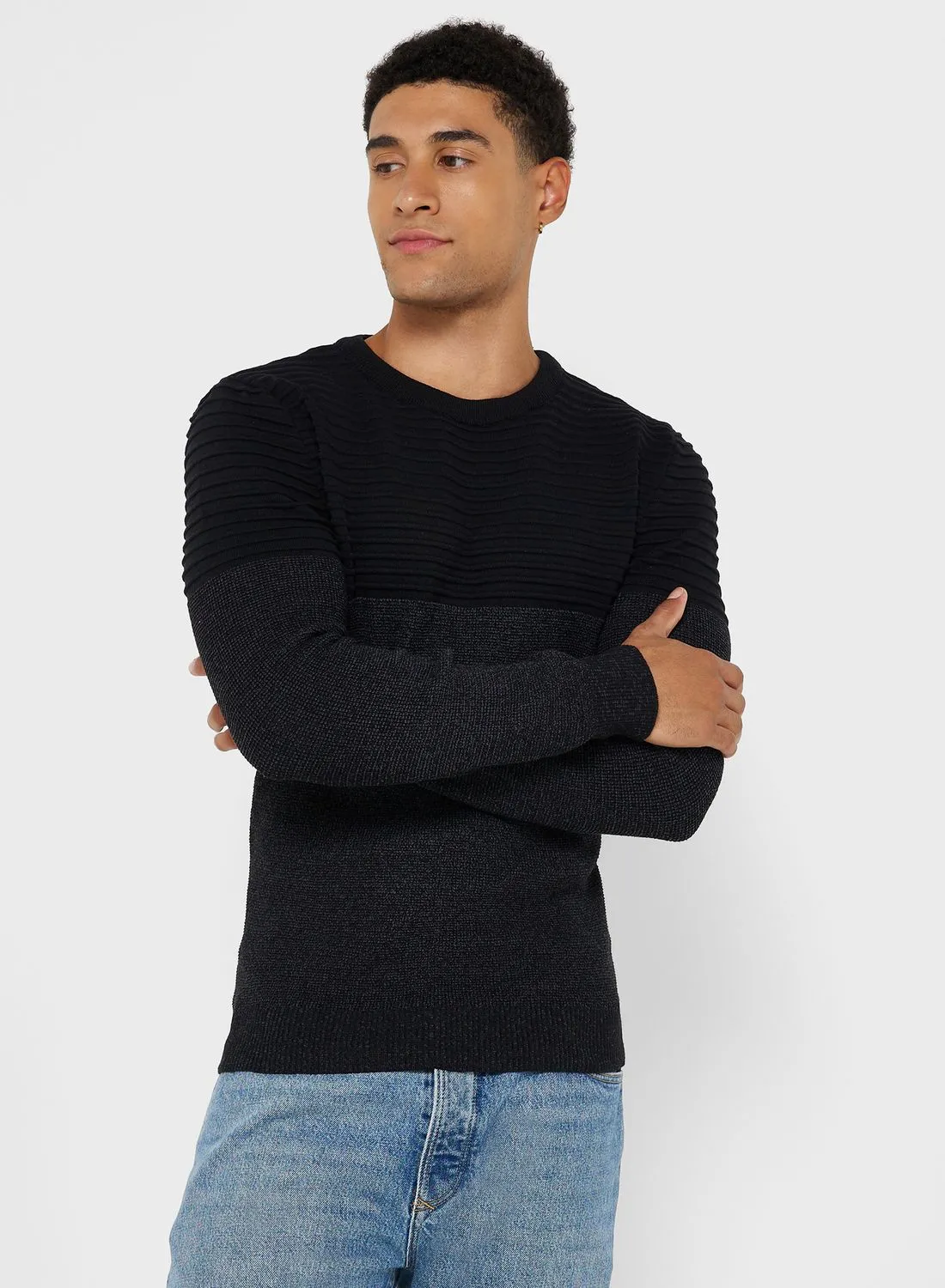 Robert Wood Colourblock Sweater
