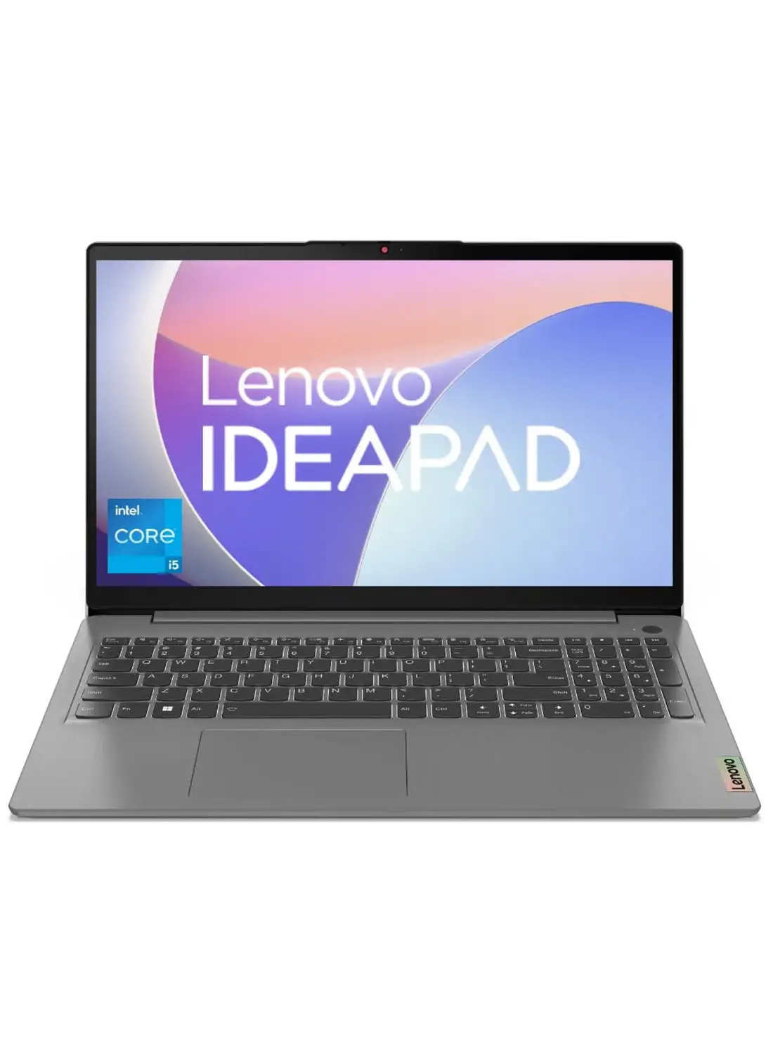 Lenovo Ideapad 3 Laptop With 16-Inch Display, Core i5-12450H Processor/16GB RAM/512GB SSD/Intel Iris XE Graphics/Windows 11 Home English/Arabic Arctic Grey