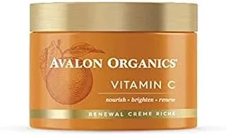 Avalon Organics Renewal Crème Riche With Vitamin C, 48G