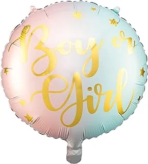 Foil balloon Boy or Girl, 35cm, mix