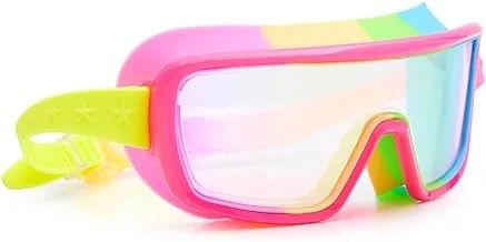 Bling2o Spectro Strawberry Chromatic Multicolour Anti Fog, No Leak, Non Slip and UV Protection Swim Goggles for Kids 5 Years and Above