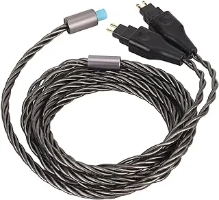 Replacement Audio Cable for SENNHEISER HD650 HD600 HD580 HD6XX HD565 HD535 HD525 Headphones, 2.5mm, 3.5mm, 4.4mm Plug, Extension Aux Cord, 1.2meters/3.9feet (Cold Grey)