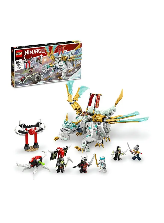 LEGO LEGO 71786 Ninjago Zane’s Ice Dragon Creature Building Toy Set (973 Pieces)