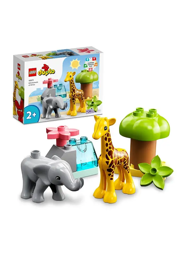 LEGO LEGO 10971 DUPLO Town Wild Animals of Africa Building Toy Set (10 Pieces)