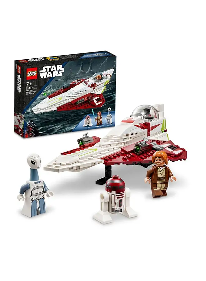 LEGO 282-Piece Star Wars TM Obi-Wan Kenobi’s Jedi Starfighter Building Toy Set 75333
