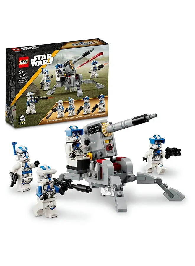 LEGO LEGO 75345 Star Wars TM 501st Clone Troopers Building Toy Set (119 Pieces) LEGO