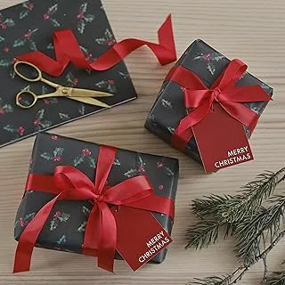 Wrap Kit - Holly Print - Green, Red and Gold