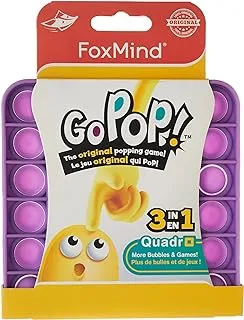 FoxMind Games Go PoP Quadro Popping Game, Purple