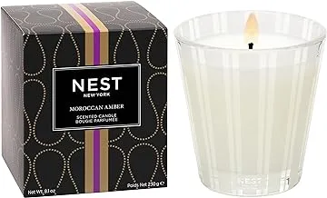 شمعة كلاسيكية NEST Fragrances NEST01MA003 - عنبر مغربي، 8.1 أونصة