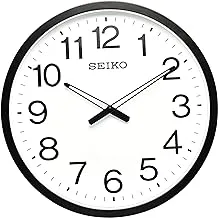 Seiko Wall Clock, Analog, Black - QXA563KL