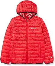 Champion Legacy Outdoor Light Hooded Jacket, Large, Intense Red