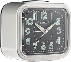Seiko Desk Clock, Analog, Silver - QHK023SL