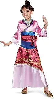 Mulan Deluxe Costume, Pink, Small (4-6X)