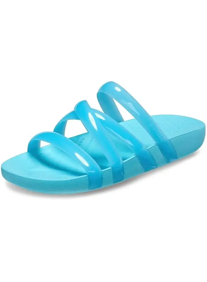 crocs Splash Glossy Flat Sandals
