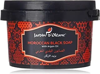Jardin D Oleane Moroccan Black Soap with Argan Oil 250g