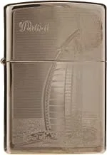 Zippo Classic Lighter 150 AE181979, Burj Al Arab Design, Black Ice Matte