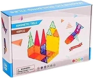 Hibobi Magnetic Building Blocks Set for 3+ Years Kid 48-Pieces