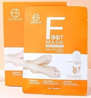 Estelin Foot Mask Nourishing Vitamin C ES0056 36gx2 - استلين قناع القدم المغذي بفيتامين سي