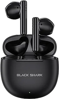 Black Shark T9 Bluetooth Earphones, Dual Microphones with Environmental Noise Cancellation, 13mm Dynamic Driver, Bluetooth 5.3, IPX4 Waterproof, Up to 40hrs Gaming Earbuds, Black