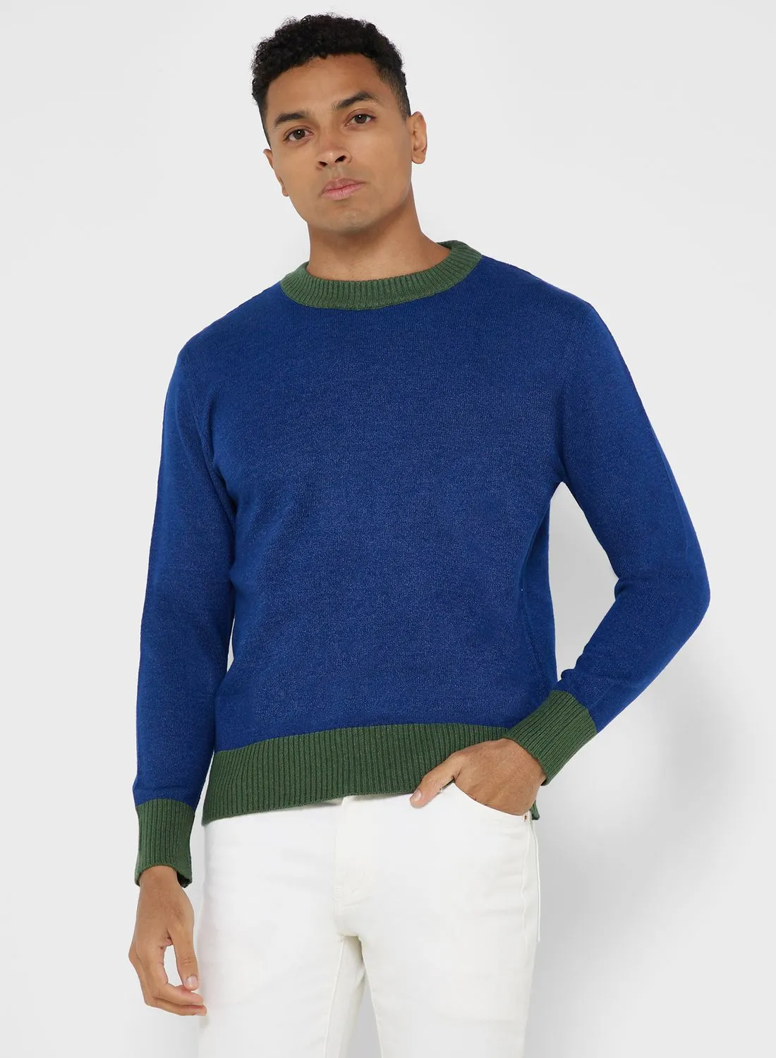 Robert Wood Crew Neck Sweater