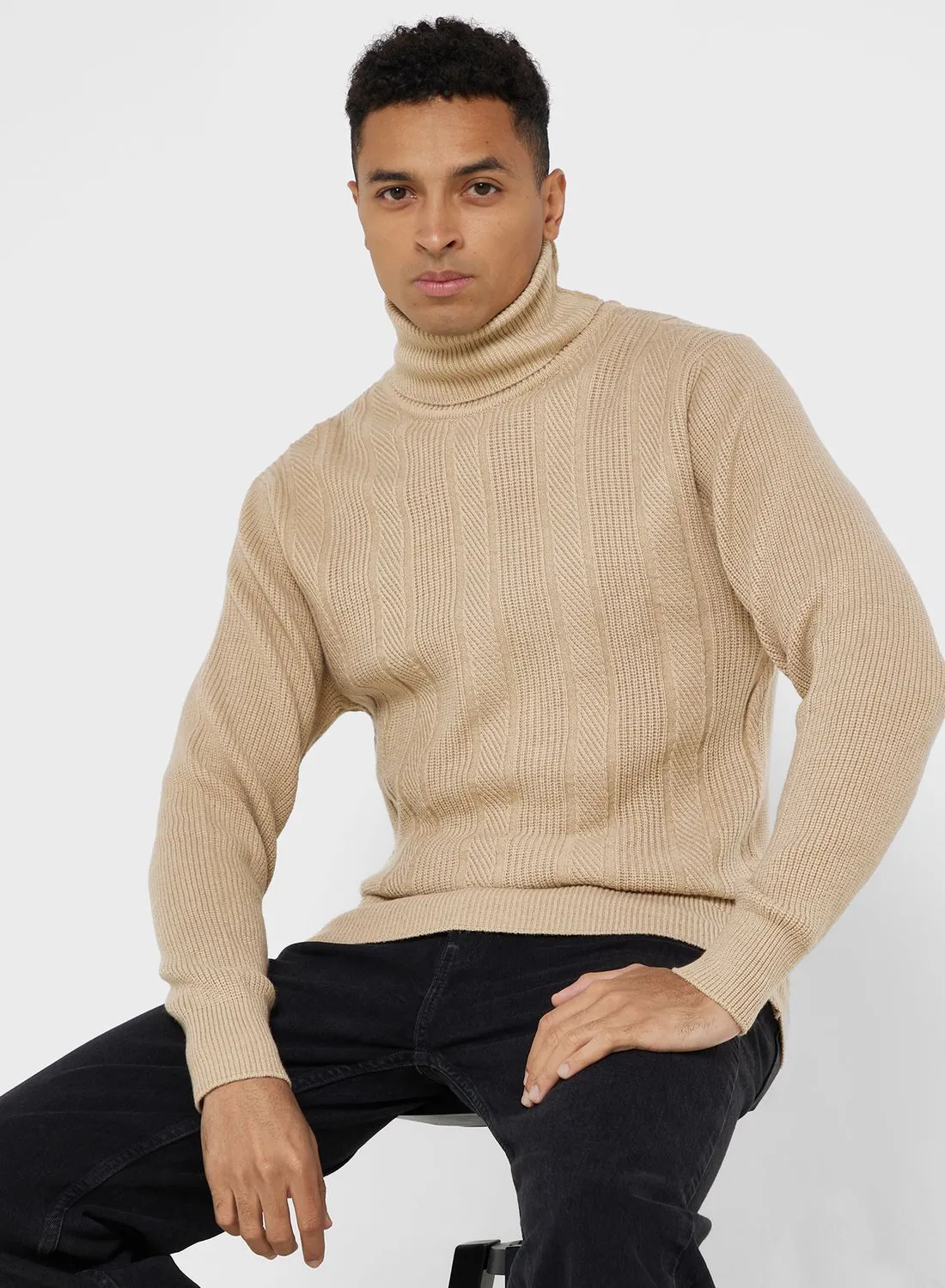 Robert Wood High Neck Sweater