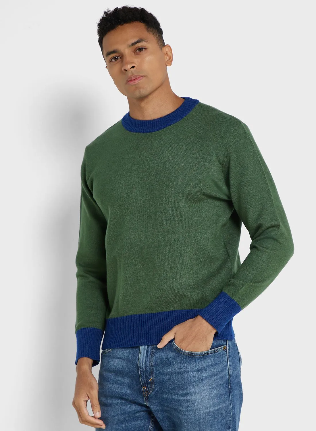 Robert Wood Crew Neck Sweater