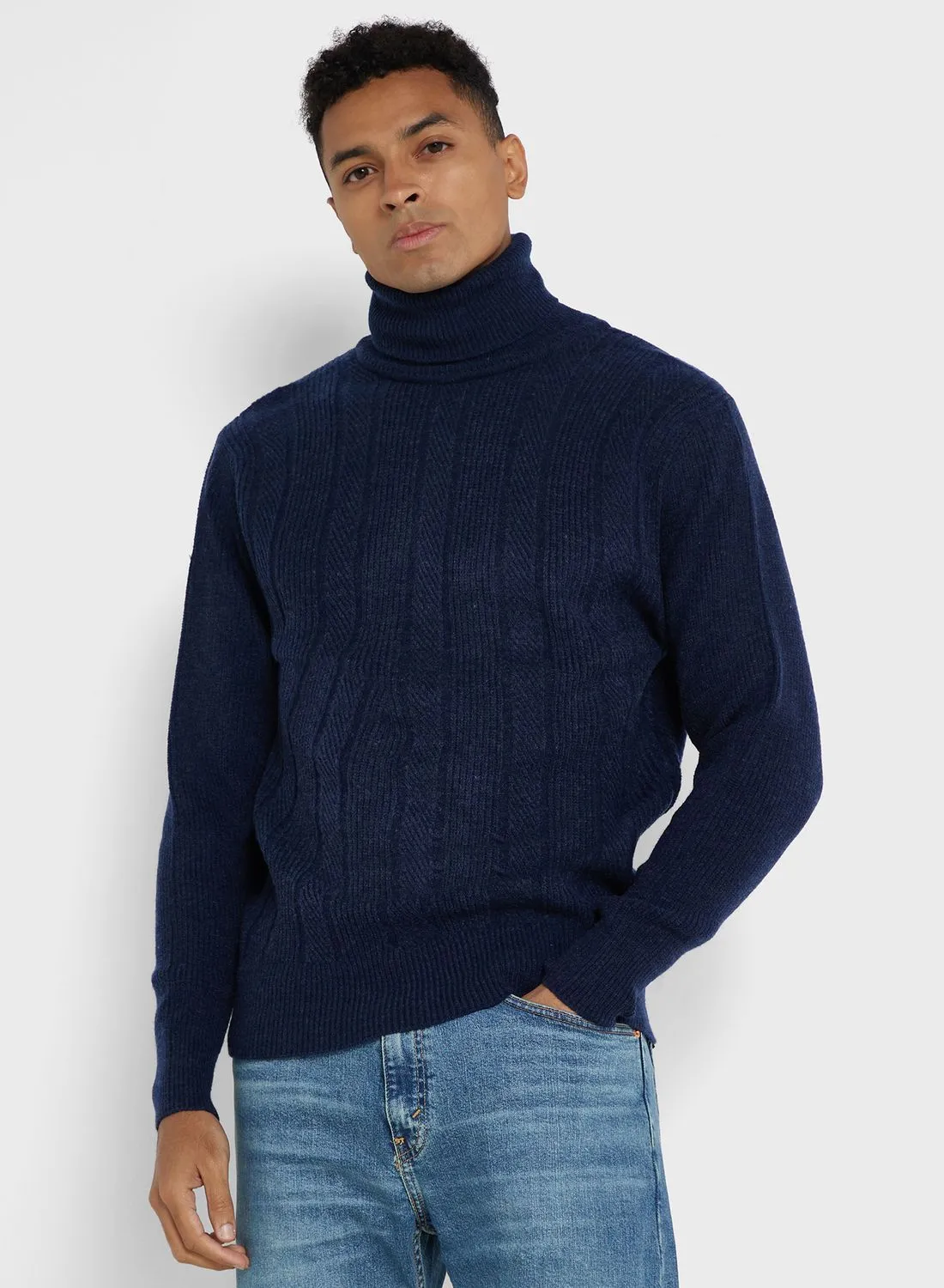 Robert Wood High Neck Sweater