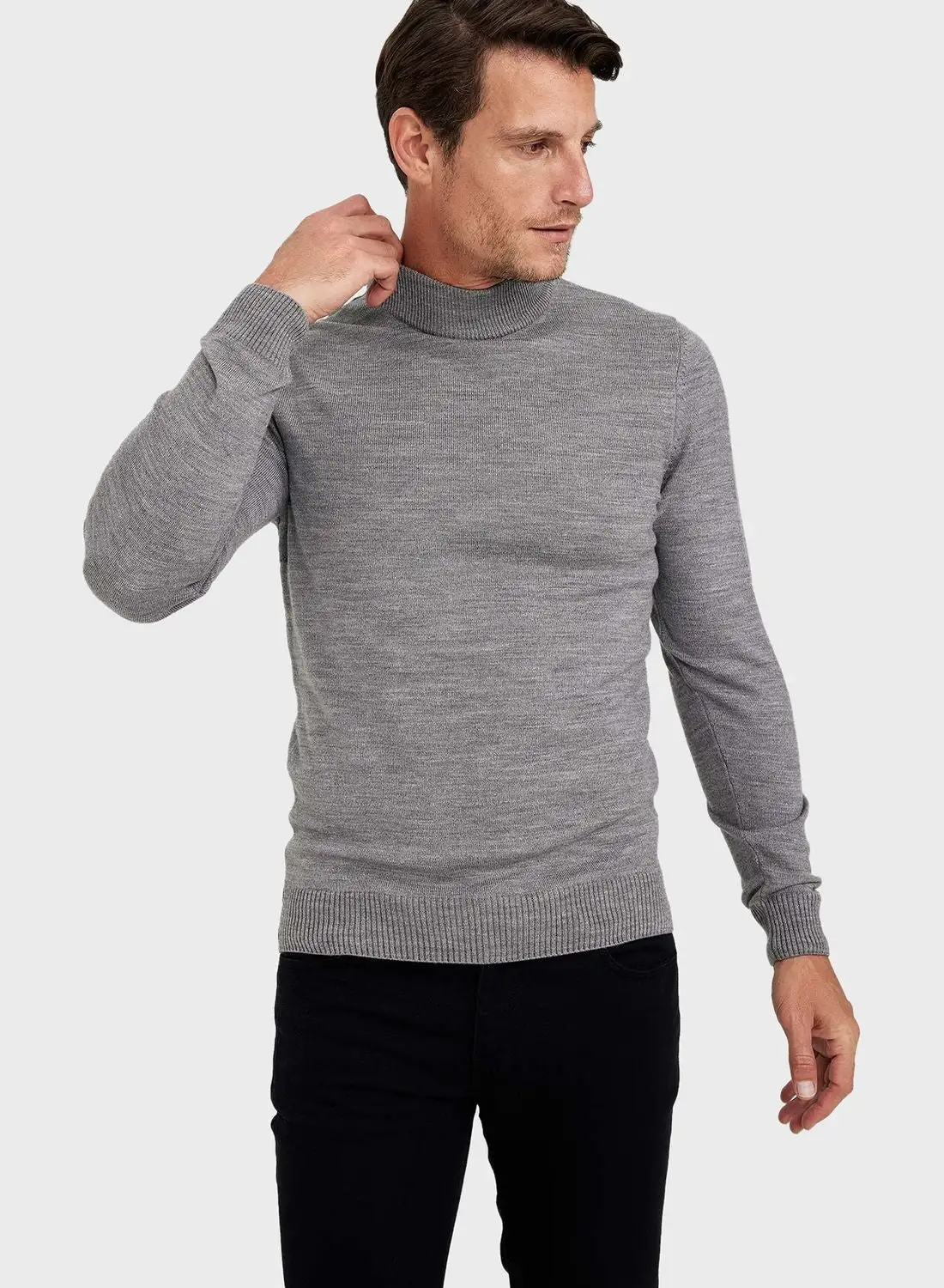 DeFacto Knitted Turtle Neck Sweater
