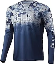 HUK mens Icon X Camo Shirt | Long-sleeve Performance Shirt Long Sleeve