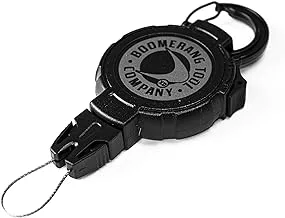 Boomerang Scuba Diving Retractable Gear Tethers with a Kevlar Cord and Universal End Fitting - Great for Scuba Diving Gauges, Flashlights, Cameras and More - Made in the USA