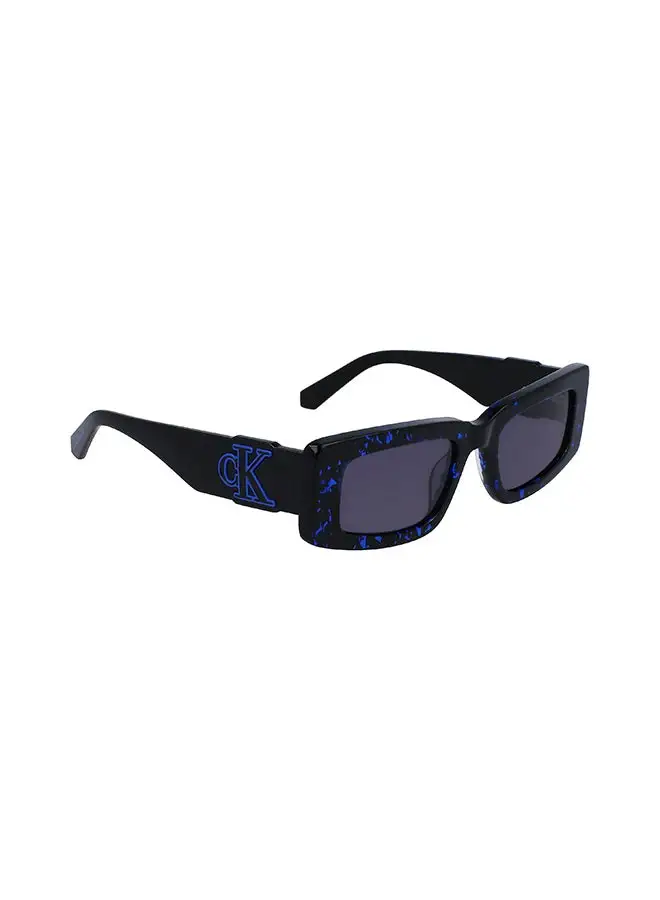 Calvin Klein Jeans Unisex Rectangular Sunglasses - CKJ23609S-233-5221 - Lens Size: 52 Mm