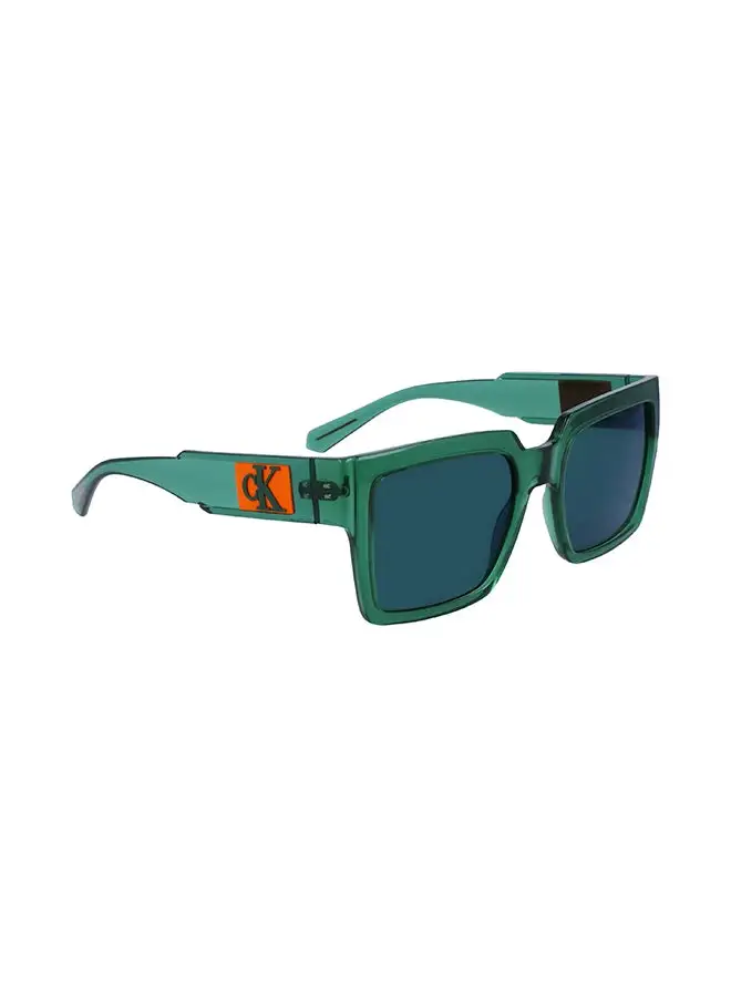 Calvin Klein Jeans Unisex Rectangular Sunglasses - CKJ23622S-300-5320 - Lens Size: 53 Mm