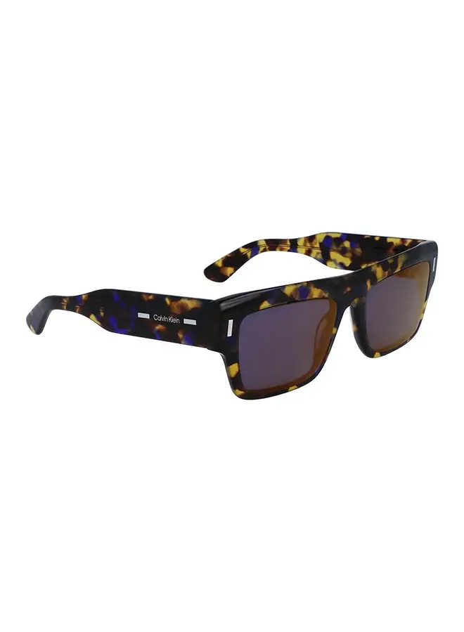 CALVIN KLEIN Unisex Square Sunglasses - CK23504S-422-5519 - Lens Size: 55 Mm
