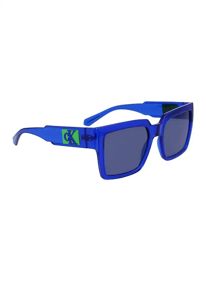 Calvin Klein Jeans Unisex Rectangular Sunglasses - CKJ23622S-400-5320 - Lens Size: 53 Mm
