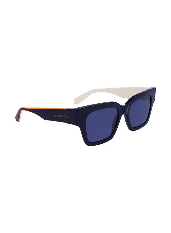 Calvin Klein Jeans Unisex Rectangular Sunglasses - CKJ23601S-400-5219 - Lens Size: 52 Mm