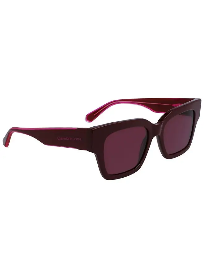 Calvin Klein Jeans Unisex Rectangular Sunglasses - CKJ23601S-603-5219 - Lens Size: 52 Mm